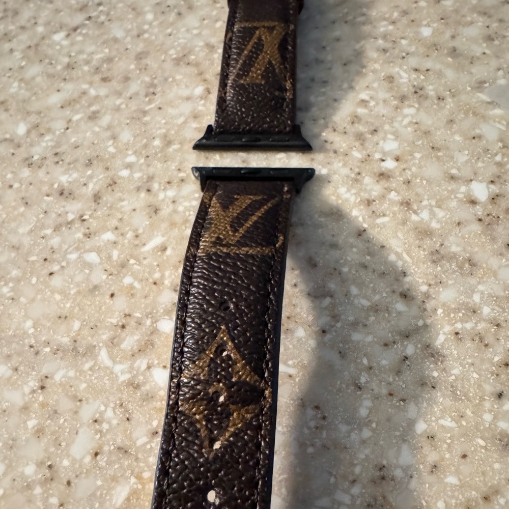 Repurposed lv apple watch band